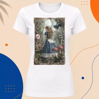 Dámské tričko - Alenka v říši divů – Alice in Wonderland